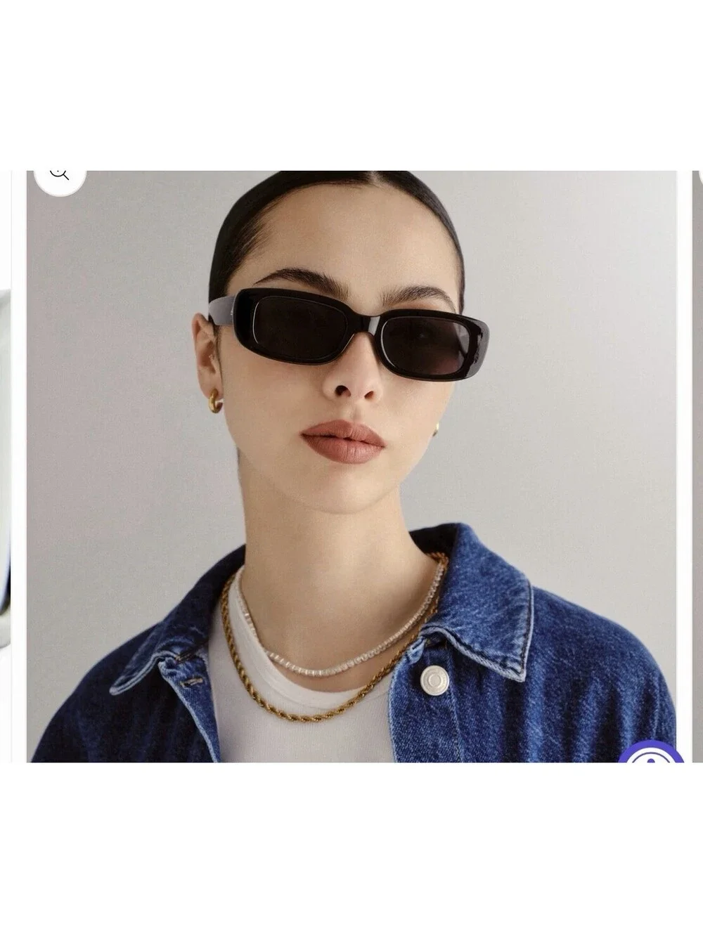 AIRE Ceres Rectangle Black Plastic Sunglasses Smoke womens or mens